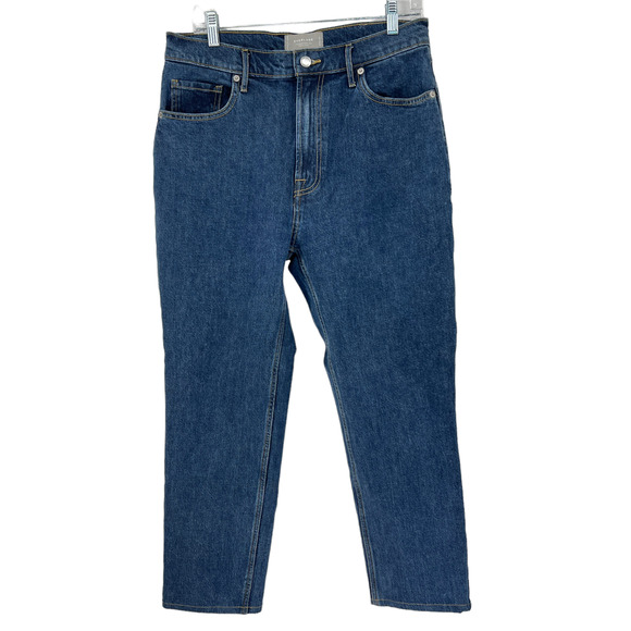 Everlane The Original Cheeky High Rise Jeans Women's SZ 30 Ankle Organic Cotton - Picture 1 of 8